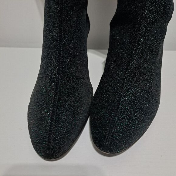 Free People Seville Slouchy Glam Wedge Boots Size 41 Black Multi - Picture 17 of 17